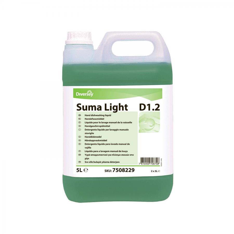 DETERGENTE LÍQUIDO LAVADO MANUAL SUMA LIGHT D1.2